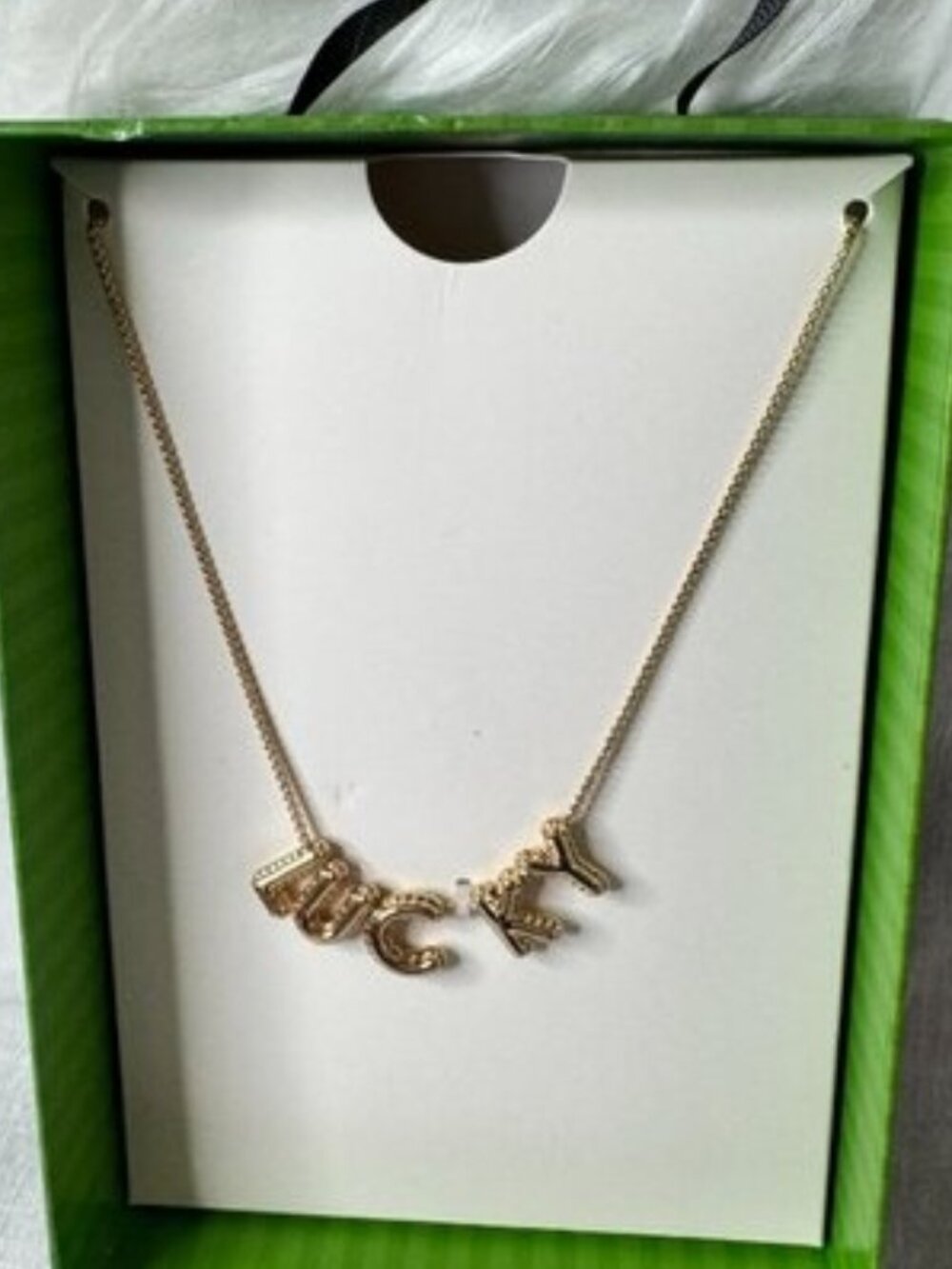 KATE SPADE X TARGET LUCKY BUBBLE‎ CHAIN NECKLACE NWT